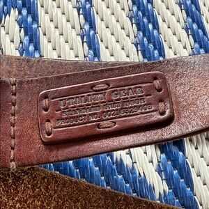 Utility Gear Brown Genuine Leather Men’s Belt 44” Length
